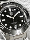 Buy Shop Tag Heuer Aquaracer Professional 300 Automatic Black Dial Silver Steel Strap Watch for Women - WBP231D.BA0626 USA Online