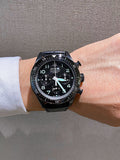 Buy Shop Tag Heuer Autavia Chronometer Flyback Chronograph Black Dial Black Leather Strap Watch for Men - CBE511C.FC8280 USA Online