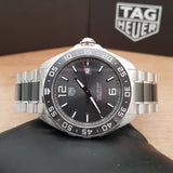 Buy Shop Tag Heuer Formula 1 Calibre 5 Chronograph Anthracite Dial Silver Steel Strap Watch for Men - WAZ2011.BA0842 USA Online