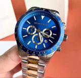 Buy Shop Michael Kors Layton Chronograph Blue Dial Two Tone Steel Strap Watch For Men - MK8825 USA Online