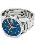 Buy Shop Tag Heuer Carrera Automatic Chronograph Blue Dial Silver Steel Strap Watch for Men - CBK2115.BA0715 USA Online
