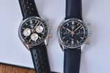 Buy Shop Tag Heuer Carrera Automatic Chronograph Black Dial Black Leather Strap Watch for Men - CBS2210.FC6534 USA Online