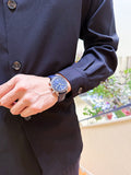 Buy Shop Tag Heuer Carrera Chronograph Blue Dial Blue Leather Strap Watch for Men - CBS2212.FC6535 USA Online