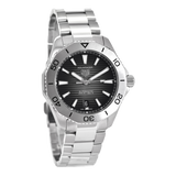 Buy Shop Tag Heuer Aquaracer Professional 200 Automatic Black Dial Silver Steel Strap Watch for Men - WBP2110.BA0627 USA Online
