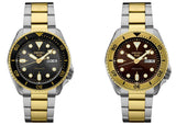 Buy Shop Seiko 5 Sports Automatic Brown Dial Two Tone Steel Strap Watch For Men - SRPK24 USA Online