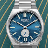 Citizen Tsuyosa Automatic Blue Dial Silver Steel Strap Watch For Men - NK5010-51L