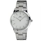 Buy Shop Daniel Wellington Iconic Link White Dial Silver Steel Strap Watch for Women - DW00100203 USA Online