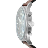 Buy Shop Fossil Retro Pilot Chronograph Blue Dial Brown Leather Strap Watch for Men - FS5832 USA Online