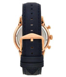 Buy Shop Fossil Townsman Chronograph Blue Dial Blue Leather Strap Watch for Men - FS5436 USA Online