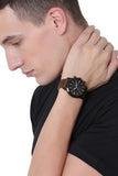 Buy Shop Fossil Townsman Chronograph Black Dial Brown Leather Strap Watch for Men - FS5437 USA Online