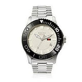 Buy Shop Gucci G Timeless Sport White Dial Silver Steel Strap Watch For Men - YA126250 USA Online