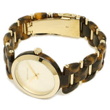 Buy Shop Michael Kors Delray Gold Dial Two Tone Steel Strap Watch for Women - MK4314 USA Online