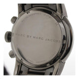 Marc Jacobs Larry Black Dial Gunmetal Ion Plated Stainless Steel Strap Watch for Men - MBM5051