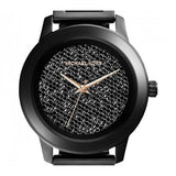 Buy Shop Michael Kors Kinley Silver Dial Black Steel Strap Watch for Women - MK5999 USA Online