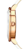 Buy Shop Swarovski Octea Lux White Dial White Leather Strap Watch for Women - 5414416 USA Online