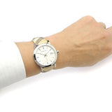 Buy Shop Burberry The City Silver Dial Brown Leather Strap Watch for Women - BU9025 USA Online