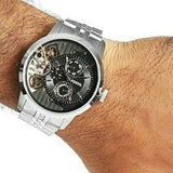 Buy Shop Fossil Townsman Multifunction Black Dial Silver Steel Strap Watch for Men - ME1135 USA Online
