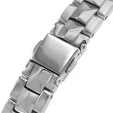 Buy Shop Michael Kors Runway Mercer Quartz Mother of Pearl Blue Dial Silver Steel Strap Watch For Women - MK6857 USA Online