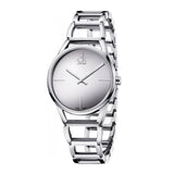 Buy Shop Calvin Klein Stately White Dial Silver Steel Strap Watch for Women - K3G23126 USA Online