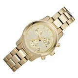 Buy Shop Michael Kors Runway Gold Dial Gold Steel Strap Watch for Women - MK5384 USA Online