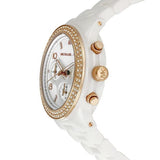 Buy Shop Michael Kors Ceramic White Dial White Steel Strap Watch for Women - MK5269 USA Online