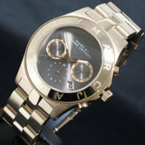Buy Shop Marc Jacobs Blade Chronograph Brown Dial Rose Gold Steel Strap Watch for Women - MBM3308 USA Online