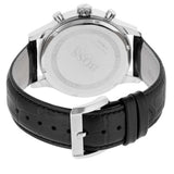 Buy Shop Hugo Boss Casual Chronograph Silver Dial Black Leather Strap Watch For Men - HB1512880 USA Online