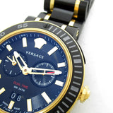 Buy Shop Versace V Extreme Pro Two Tone Dial Stainless Steel Strap Watch for Men - VCN040017 USA Online