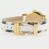 Buy Shop Burberry The City White Dial White Leather Strap Watch for Women - BU9110 USA Online