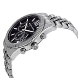 Buy Shop Michael Kors Bradshaw Black Dial Silver Steel Strap Watch for Men - MK5705 USA Online