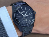 Buy Shop Seiko Presage Sharp Edged Series Black Dial Black Steel Strap Watch For Men - SPB229J1 USA Online