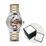 Buy Shop Gucci G Timeless Quartz Silver Dial Silver Steel Strap Watch For Women - YA1264075 USA Online