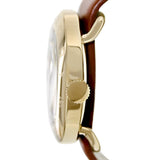 Buy Shop Marc Jacobs Amy White Dial Brown Leather Strap Watch for Women - MBM8574 USA Online