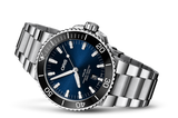 Buy Shop Oris Aquis Date Blue Dial Silver Steel Strap Watch for Men - 0173377304135-0782405PEB USA Online