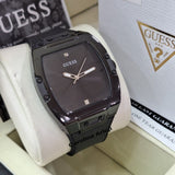Buy Shop Guess Phoenix Black Dial Black Rubber Strap Watch for Men - GW0386G1 USA Online