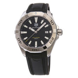 Buy Shop Tag Heuer Aquaracer Quartz Black Dial Black Rubber Strap Watch for Men - WBD1110.FT8021 USA Online