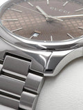 Buy Shop Gucci G Timeless Quartz Brown Dial Silver Steel Strap Watch for Men - YA126317 USA Online