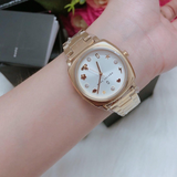 Buy Shop Marc Jacobs Mandy White Dial Gold Steel Strap Watch for Women - MJ3573 USA Online