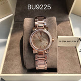 Burberry The City Diamonds Silver Dial Silver Steel Strap Watch for Women - BU9220