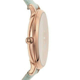 Buy Shop Fossil Jacqueline Multi Colored Dial Blue Leather Strap Watch for Women - ES4813 USA Online