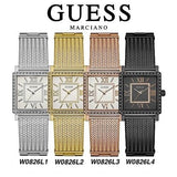 Buy Shop Guess Highline Black Dial Black Mesh Bracelet Watch for Women - W0826L4 USA Online
