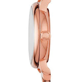 Buy Shop Marc Jacobs Baker White Dial Rose Gold Steel Strap Watch for Women - MBM3248 USA Online