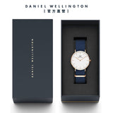 Buy Shop Daniel Wellington Classic Bayswater White Dial Blue NATO Strap Watch For Men - DW00100276 USA Online