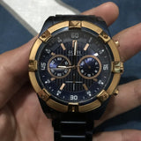 Buy Shop Guess Jolt Analog Blue Dial Blue Steel Strap Watch for Men - W0377G4 USA Online