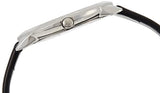 Buy Shop Calvin Klein Minimal Silver Dial Black Leather Strap Watch for Men - K3M211CY USA Online