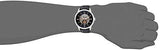 Fossil Townsman Skeleton Black Dial Black Leather Strap Watch for Men - ME3153