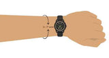 Buy Shop Armani Exchange Outerbanks Chronograph Black Dial Black Silicone Strap Watch For Men - AX1343 USA Online