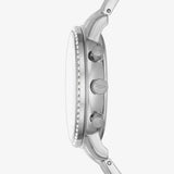Buy Shop Fossil Neutra Chronograph Silver Dial Silver Steel Strap Watch for Women - ES5217 USA Online