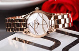 Buy Shop Tissot T Wave T Lady Mother of Pearl Dial Rose Gold Steel Strap Watch For Women - T112.210.33.111.00 USA Online