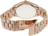 Buy Shop Michael Kors Runway Quartz Brown Dial Brown Steel Strap Watch For Women - MK3418 USA Online